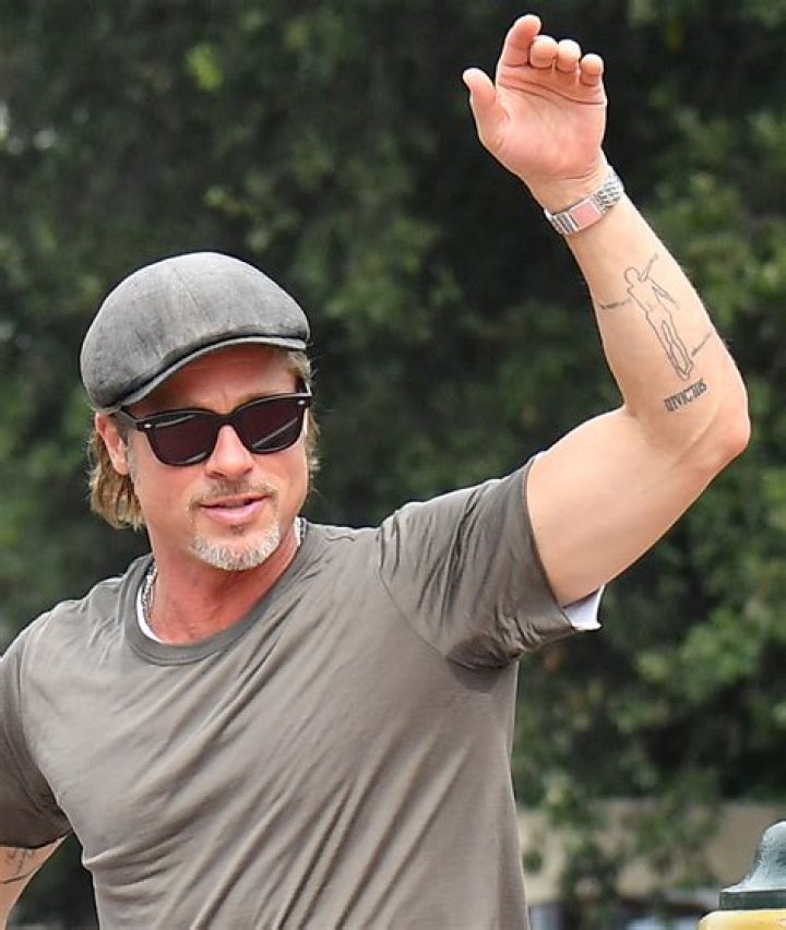 Brad Pitt Debuts New Tattoo On Arm Near Angelina Jolie Matching Ink – Hollywood Life